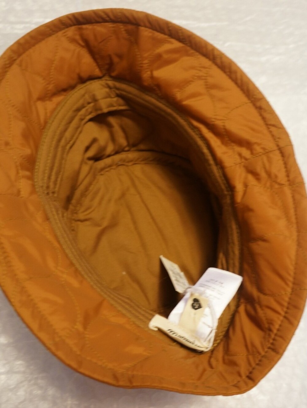 NEW MADEWELL WARM COFFEE QUILTED NYLON BUCKET HAT SIZE S/M S M NH394 - Picture 8 of 10
